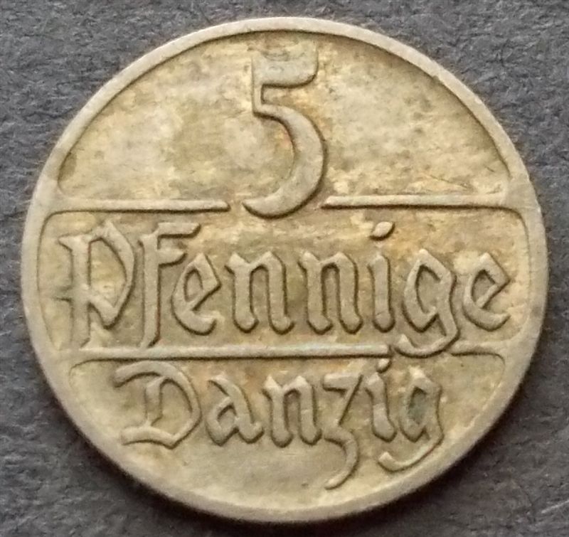 1923-Danzig-5-Pfennige